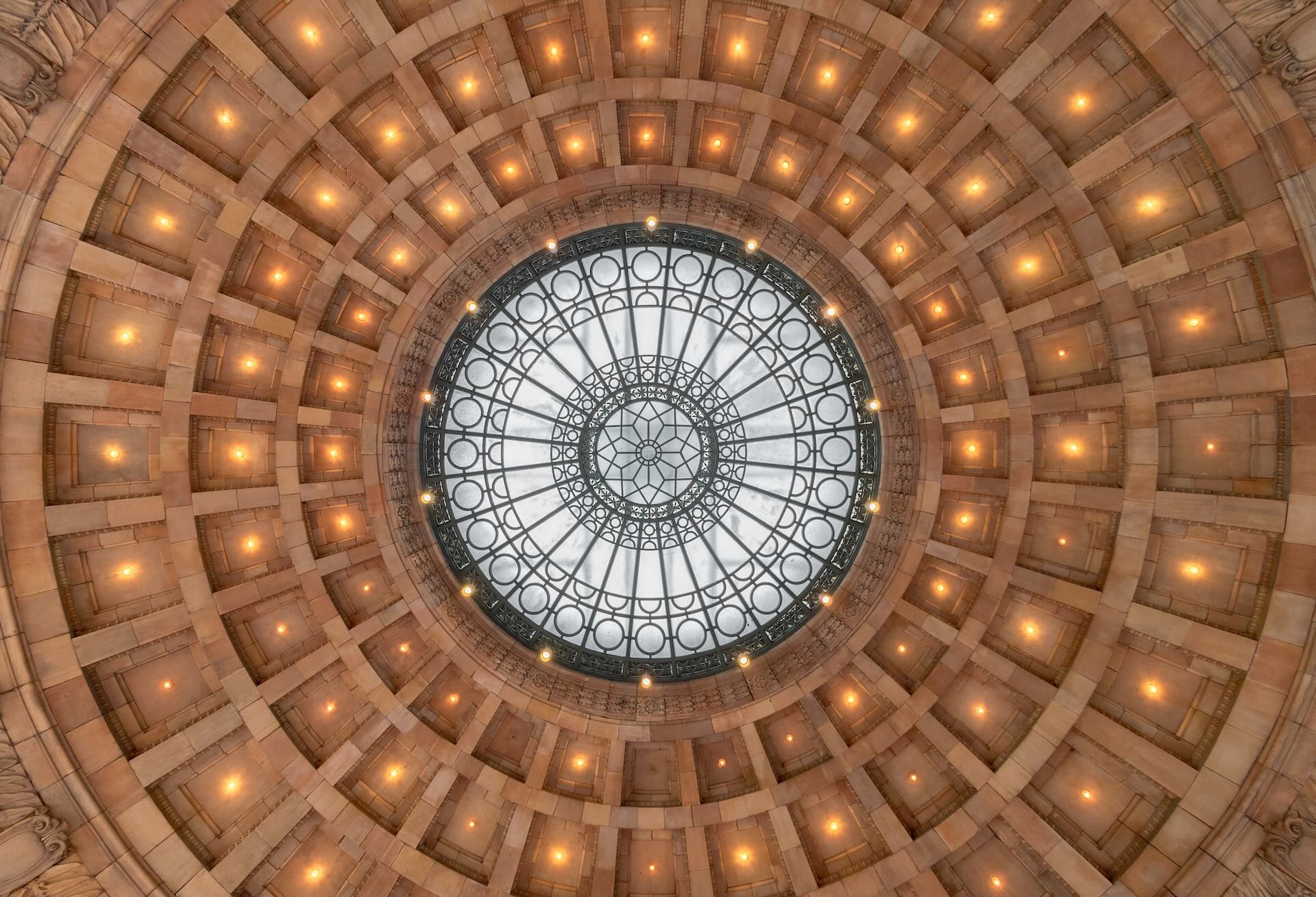 Ceiling of Union Station in Pittsburgh